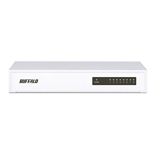 Buffalo BUFFALO 10/100Mbps compatible metal casing built-in power supply 8-port