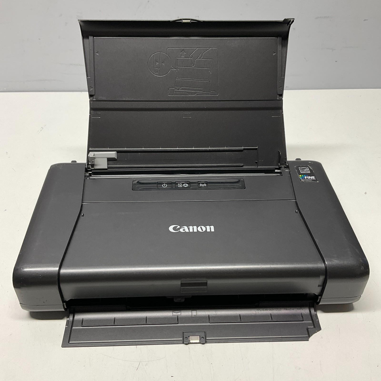 Canon PIXMA iP110 Wireless Black Mobile Printer No Power Cord Tested and Working