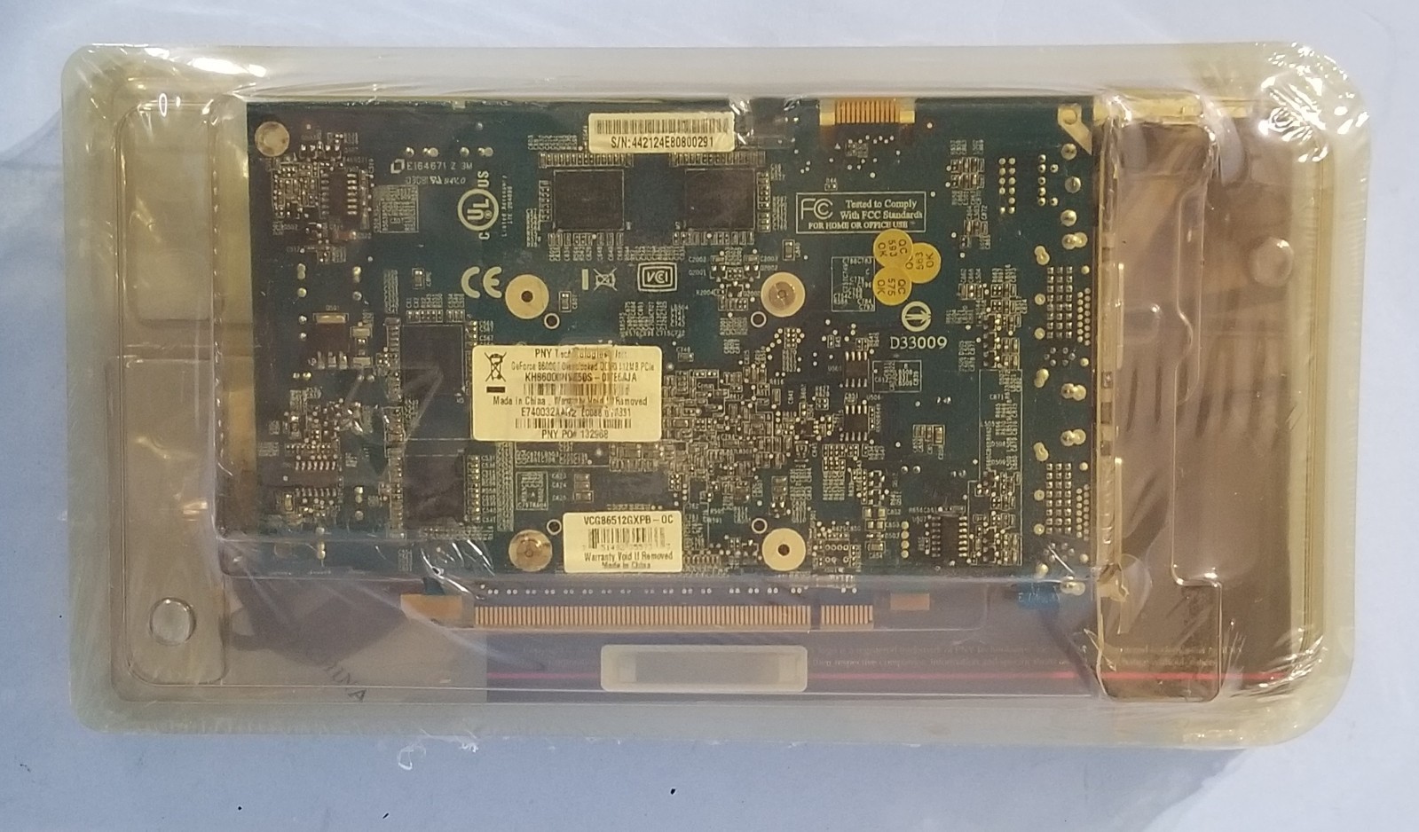 PNY GeForce 8600 GT 512MB GDDR3 PCI Express Graphics Card VCG86512GXPB-OC sealed