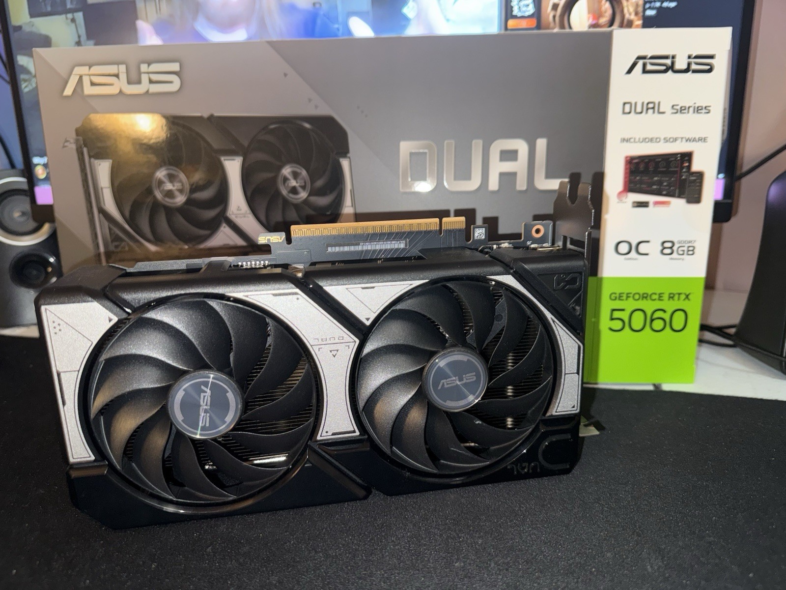 ASUS Dual NVIDIA GeForce RTX 5060 8GB GDDR7 OC Edition Dual Fan GPU