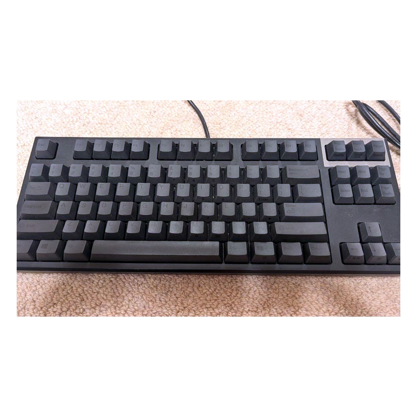 Topre REALFORCE TKL A R2TLA-USV-BK US Layout Variable Weight APC Keyboard USED