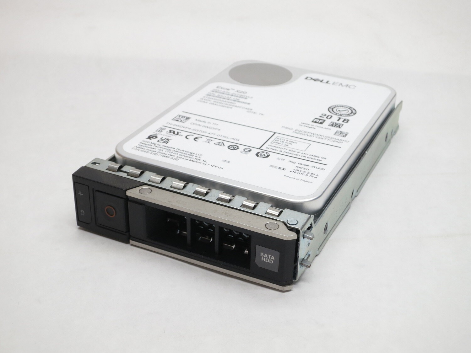 FGN19 DELL 20TB 7.2K SATA 3.5 6Gbps HDD 512e 14G 15G 16G KIT