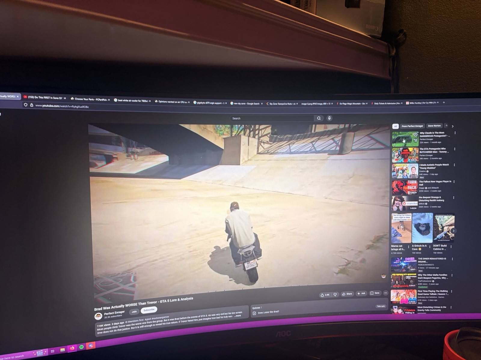 AOC CU34G2XP 34" Curved Gaming Monitor 180Hz FreeSync DisplayHDR 400 HDMI