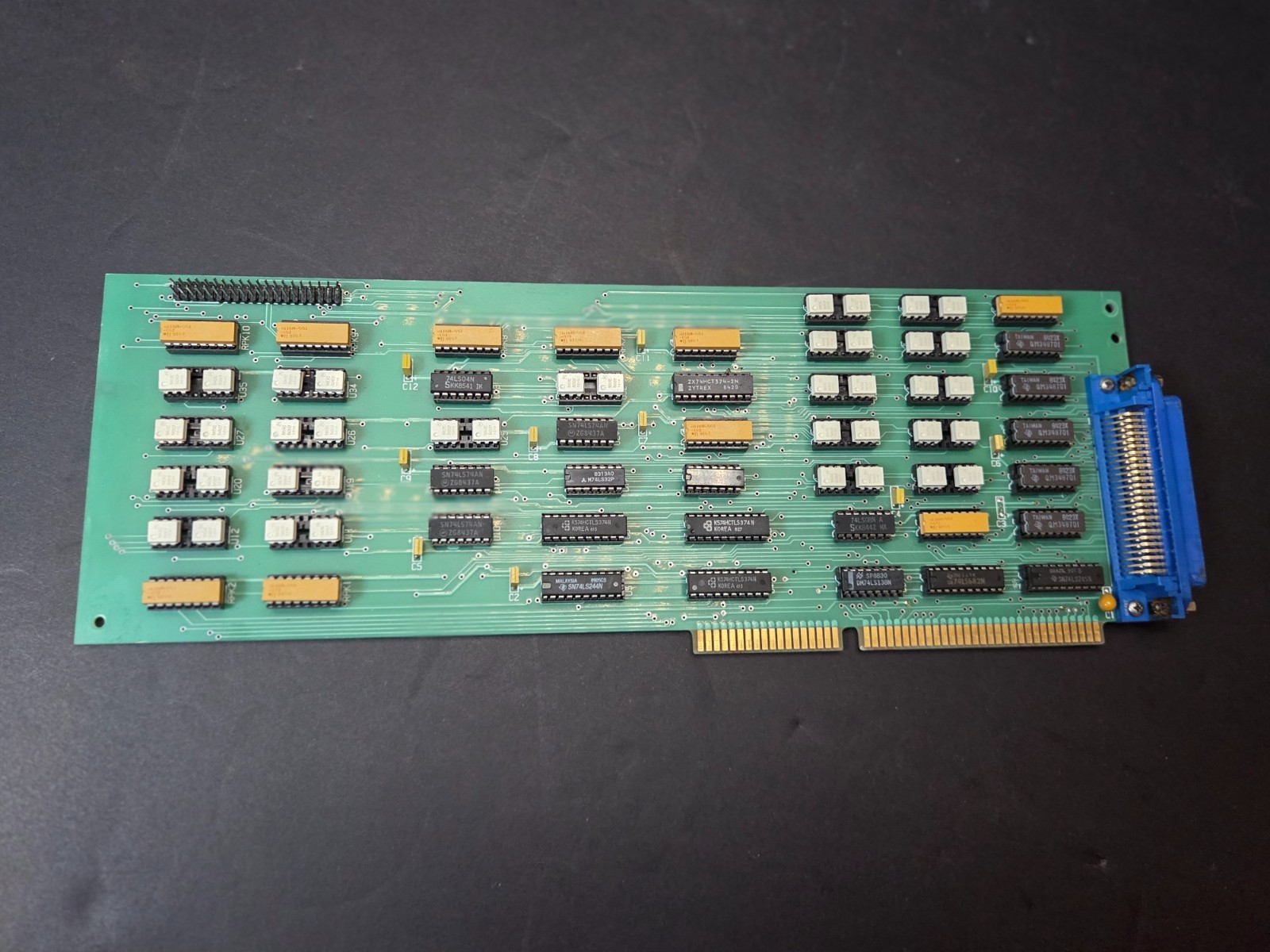 Vintage 1980s ISA computer Interface circuit board mystery board