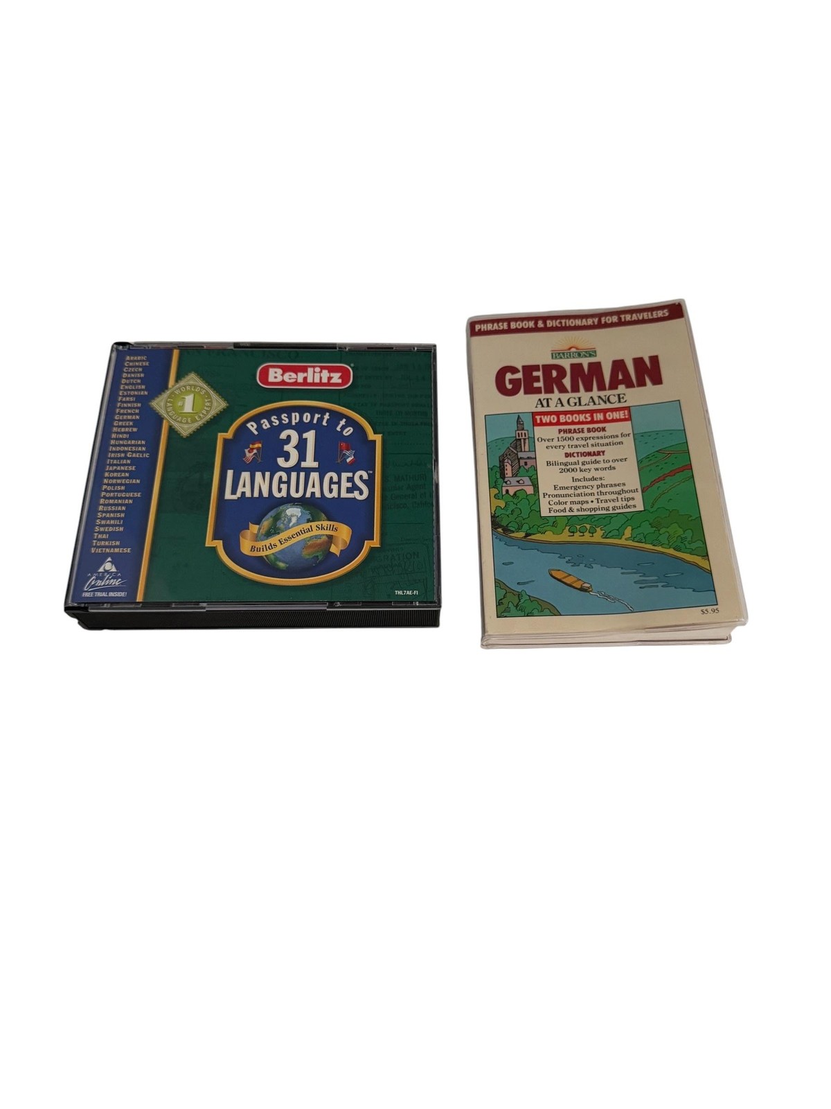 Vintage Berlitz Passport To 31 Languages 3 CD Set Windows 8 PC Language Course