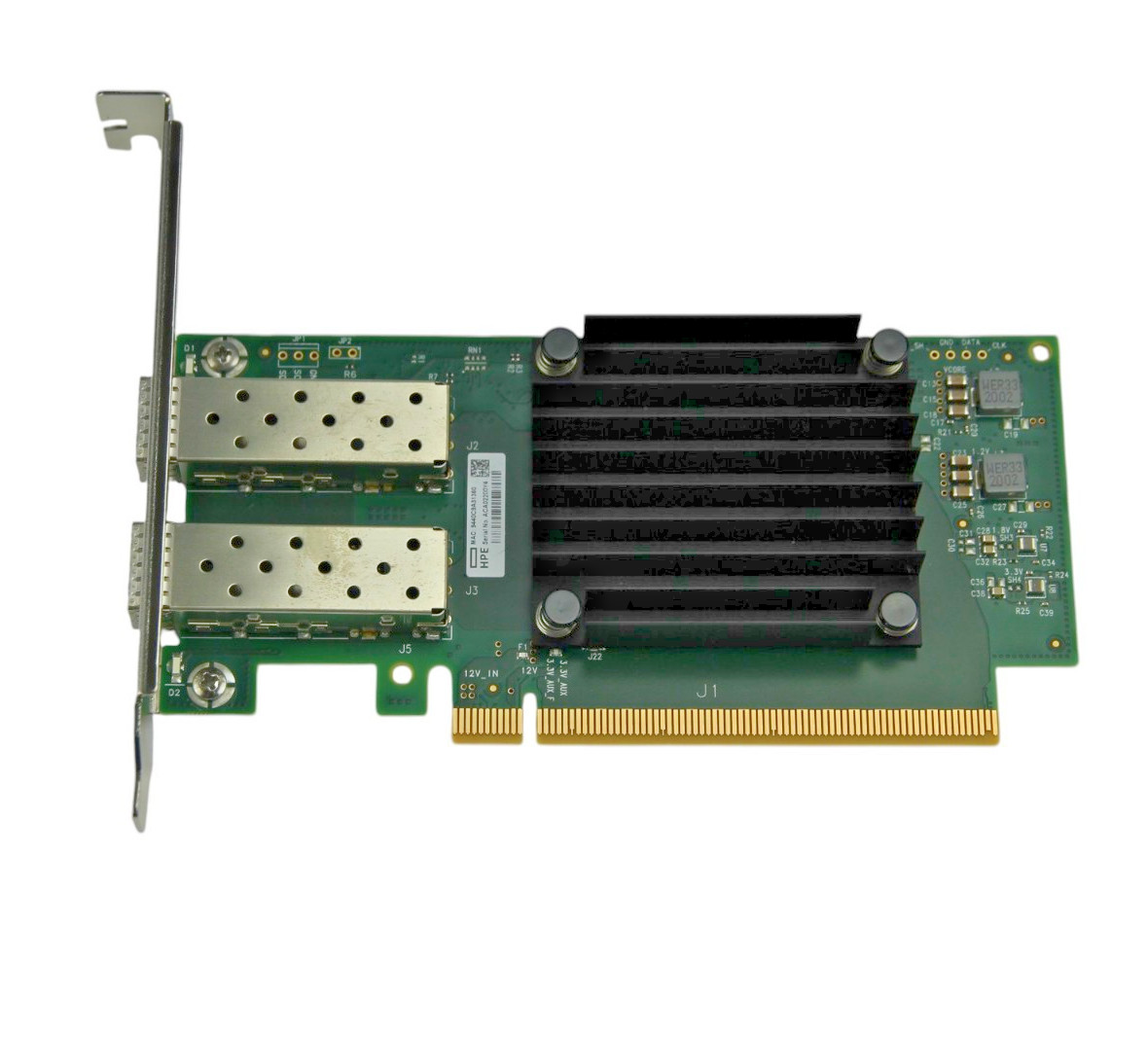 HPE Mellanox MCX512F 10/25GbE SFP28 2-Port PCIe Adapter P13186-001