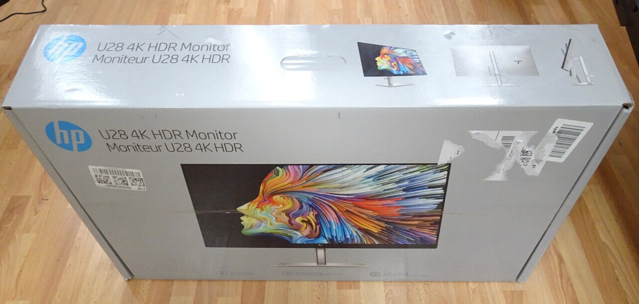 HP U28 4k HDR 28 inch LED Screen Monitor