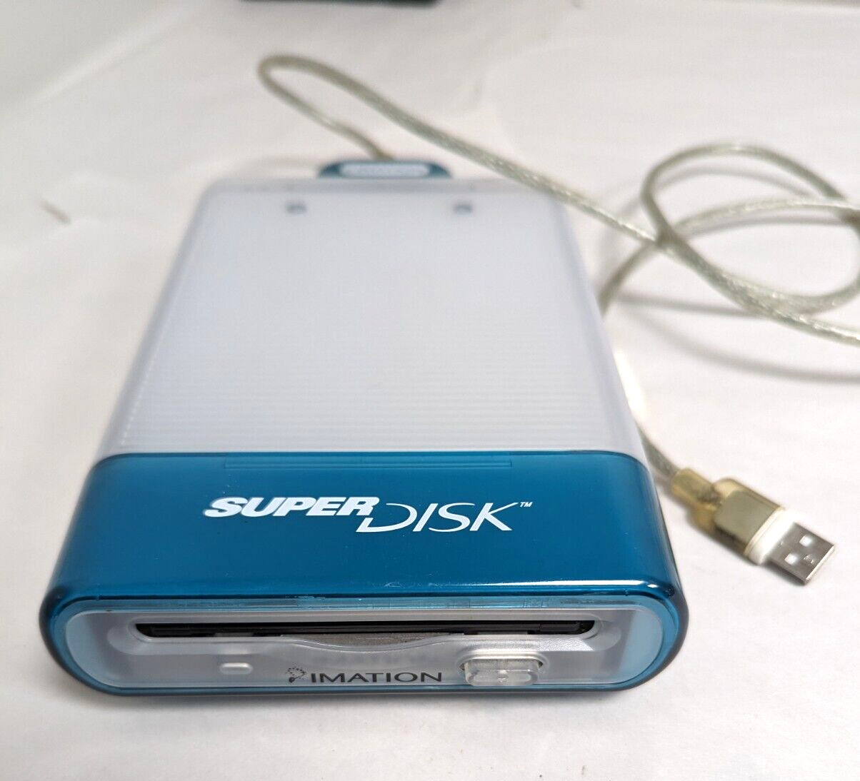 IMATION SUPERDISK USB Drive for MACINTOSH SD-USB-M NO power cord 5v