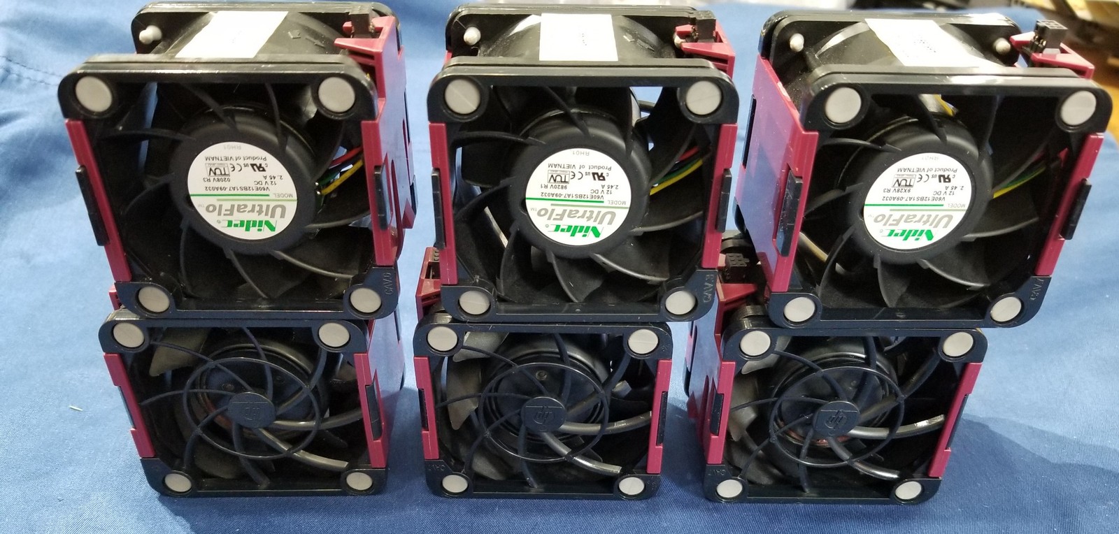 HP Proliant DL380 DL385 G6 G7 System Fan Module 496066-001 463172-001 | LOT OF 6