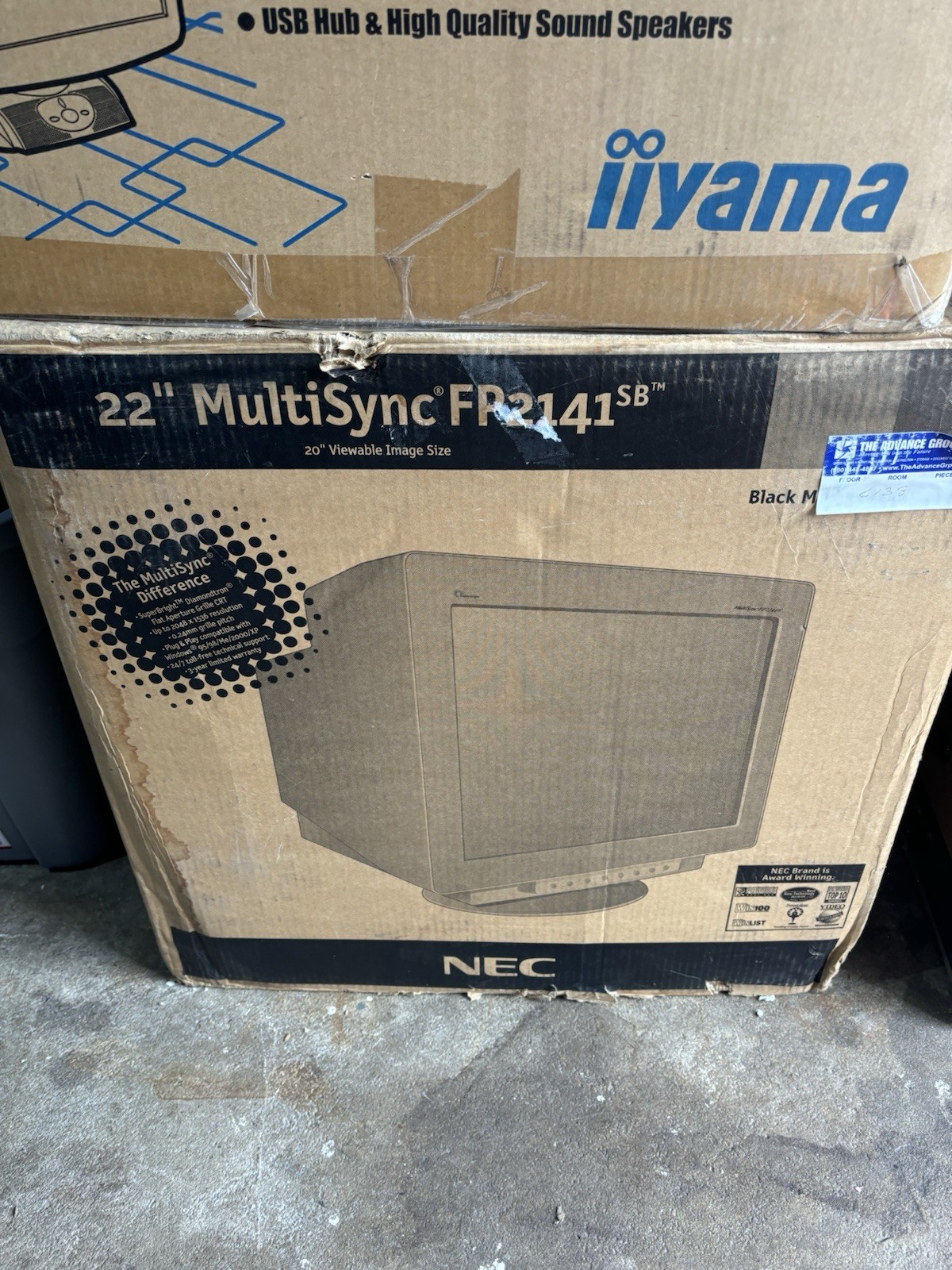NEC FP2141SB / Diamond Pro 2070SB 21” CRT Monitor 140khz Rare IN BOX  MANUALS