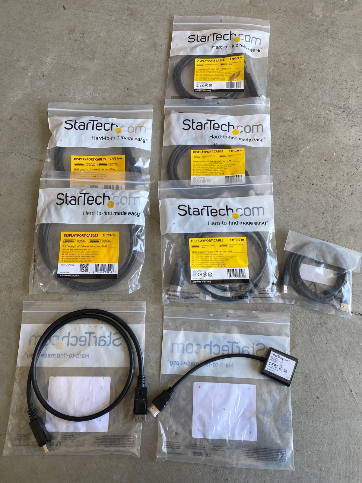 New StarTech Display Cables & Adapters Bundle