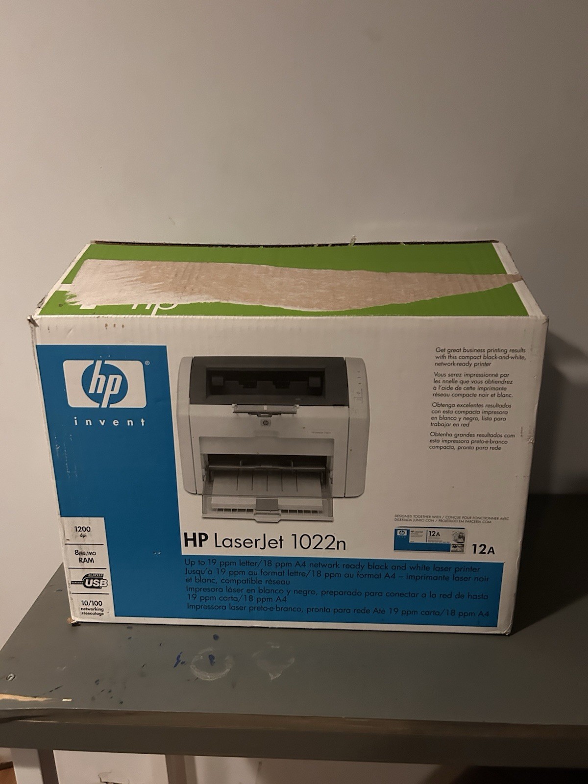 HP LaserJet 1022n Laser Printer - New Open Box