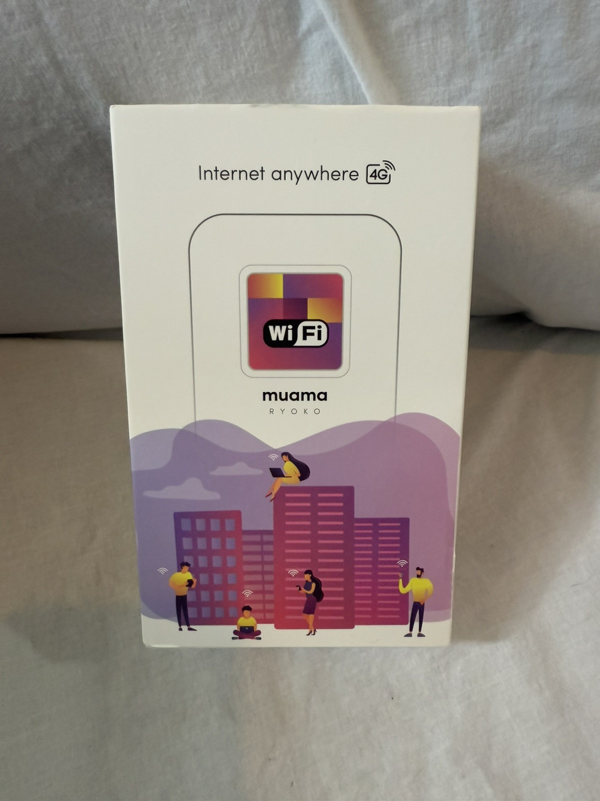 Muama Ryoko 4G-LTE White Mobile Broadband Portable Wireless Wi-Fi Router
