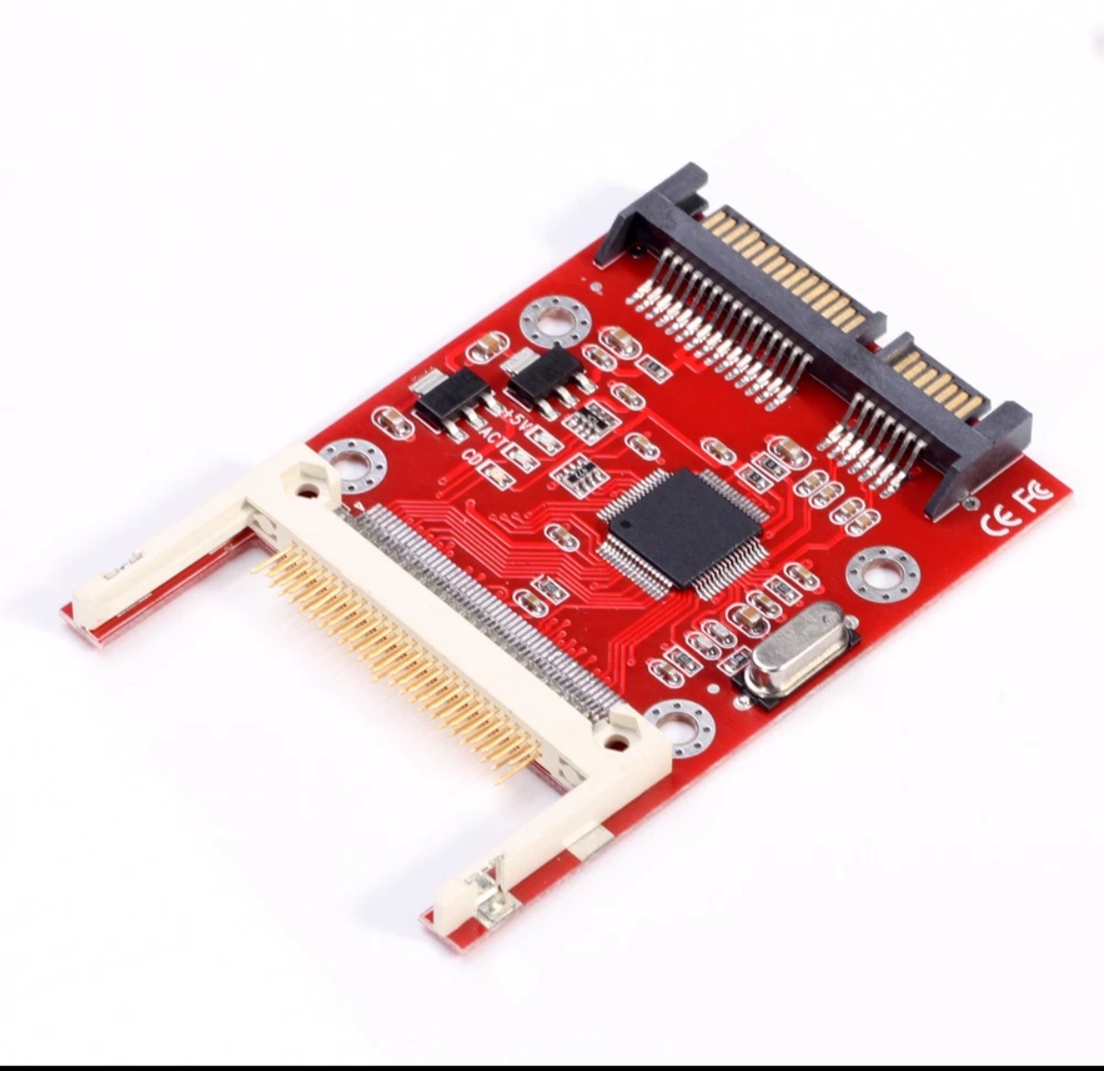 3x Compact Flash CF Card Mini PCI-e to 2.5" SATA SSD Hard Drive Disk PC Adapter