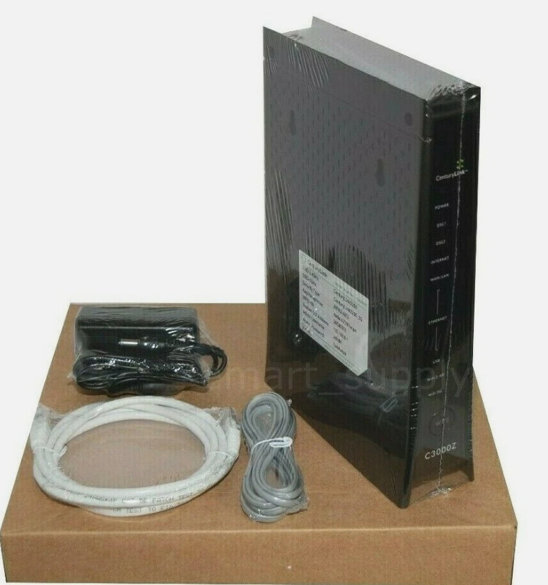 CenturyLink C3000Z Better Than C3000A DSL 2.4 & 5 GHZ Wireless Modem Router