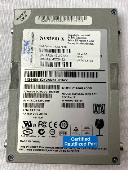 IBM 43W7683 Hard Drive