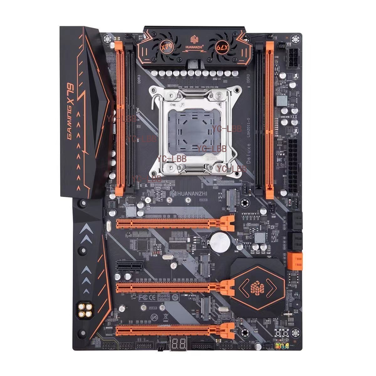 INTEL C602 X79 GREEN 2.49 X79 Motherboard LGA2011 V1V2 ATX SSD Support RECC RAM