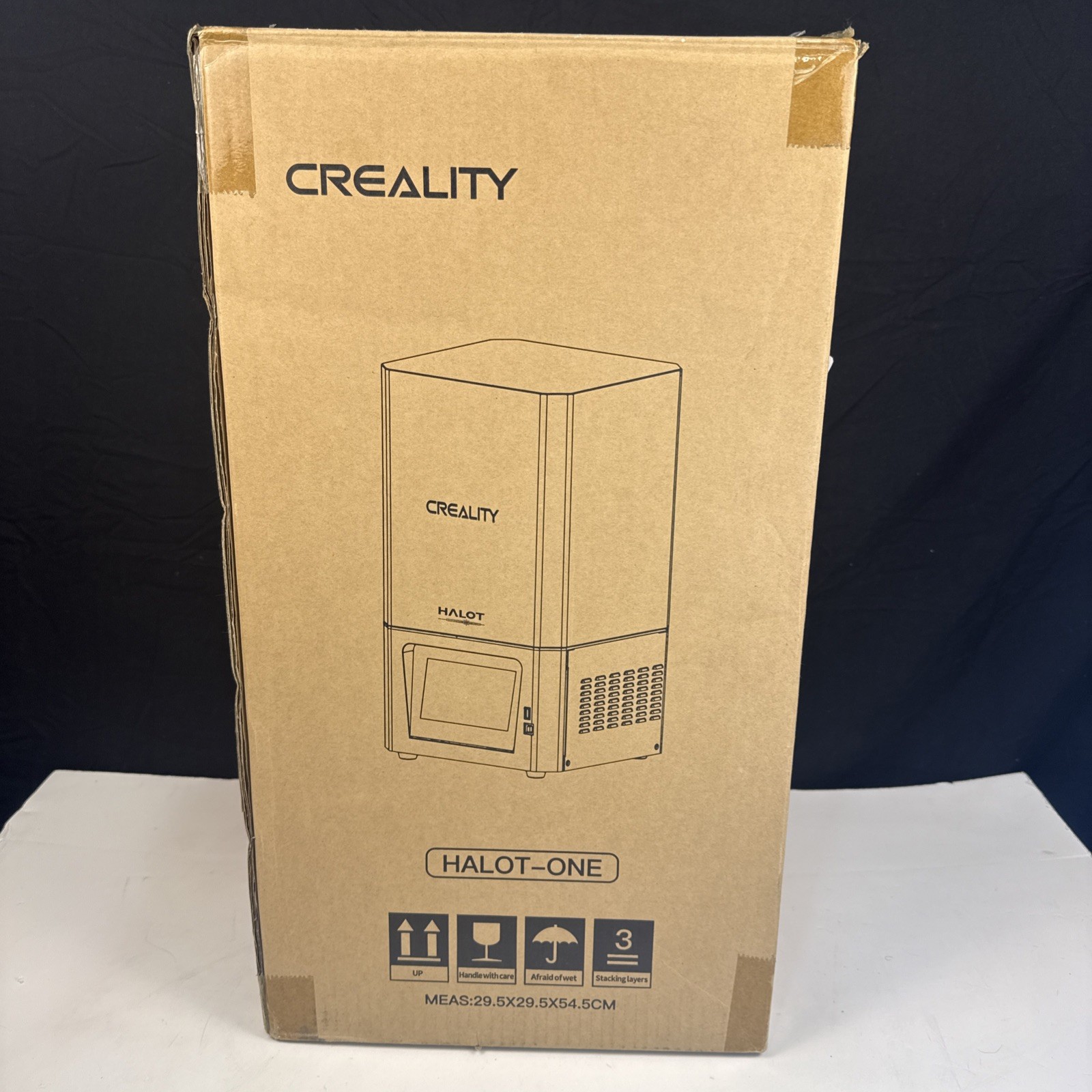 Creality Halot One Plus Resin 3D Printer  LCD Untested W/ 2 New Bottles Of Resin