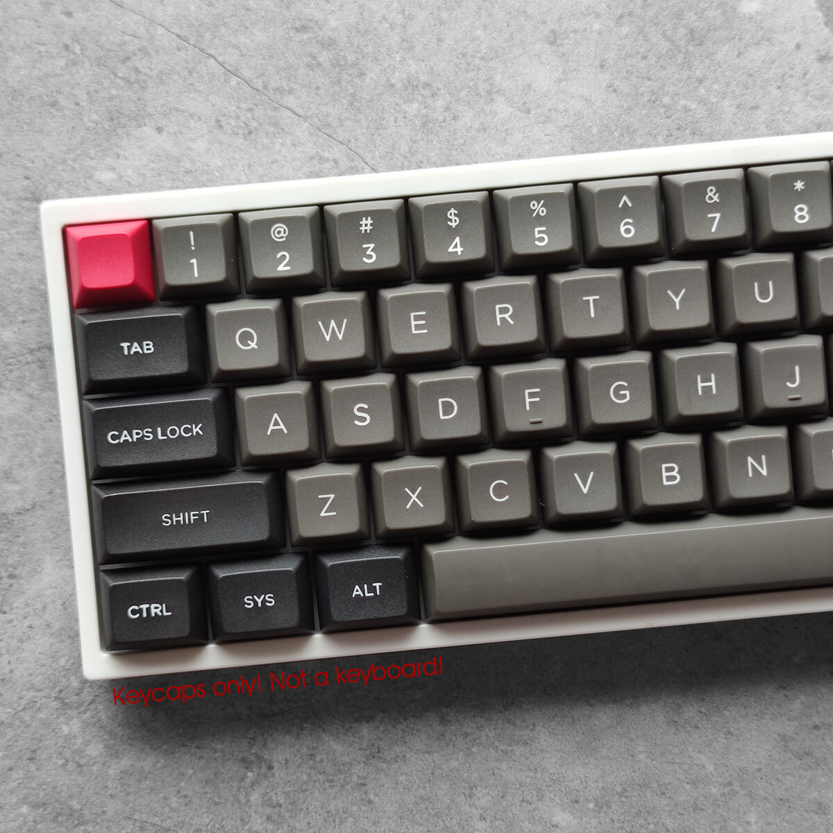 Retro Doubleshot DSA Profile PBT Keycaps Set Universal For Mechanical Keyboards