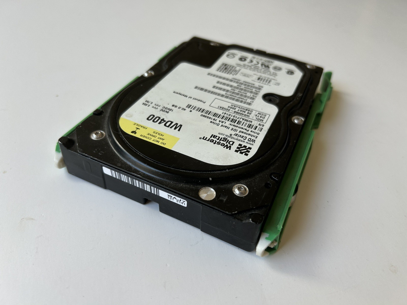 WESTERN DIGITAL WD400BB-22HEA1 WD 400 3.5 “ internal IDE