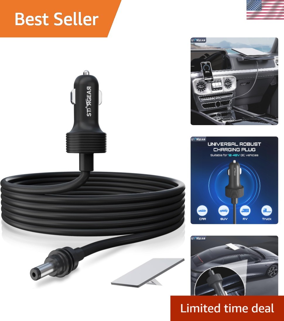 Starlink Mini Cable 12V Power Cable 3M/10FT, Starlink Mini Accessories 16AWG ...