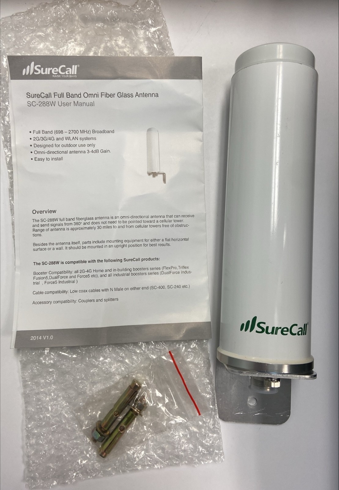 *NOS* SureCall SC-288W Outdoor Omni Antenna