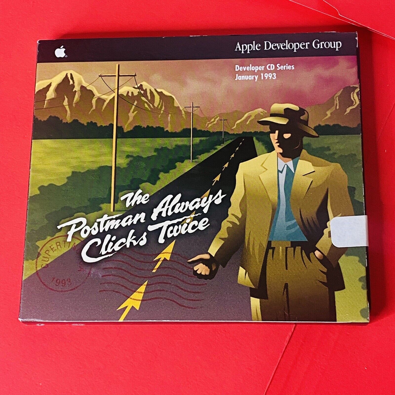 1993 January Apple Developer CD Series The Postman Always Clicks Twice Vtg NOS