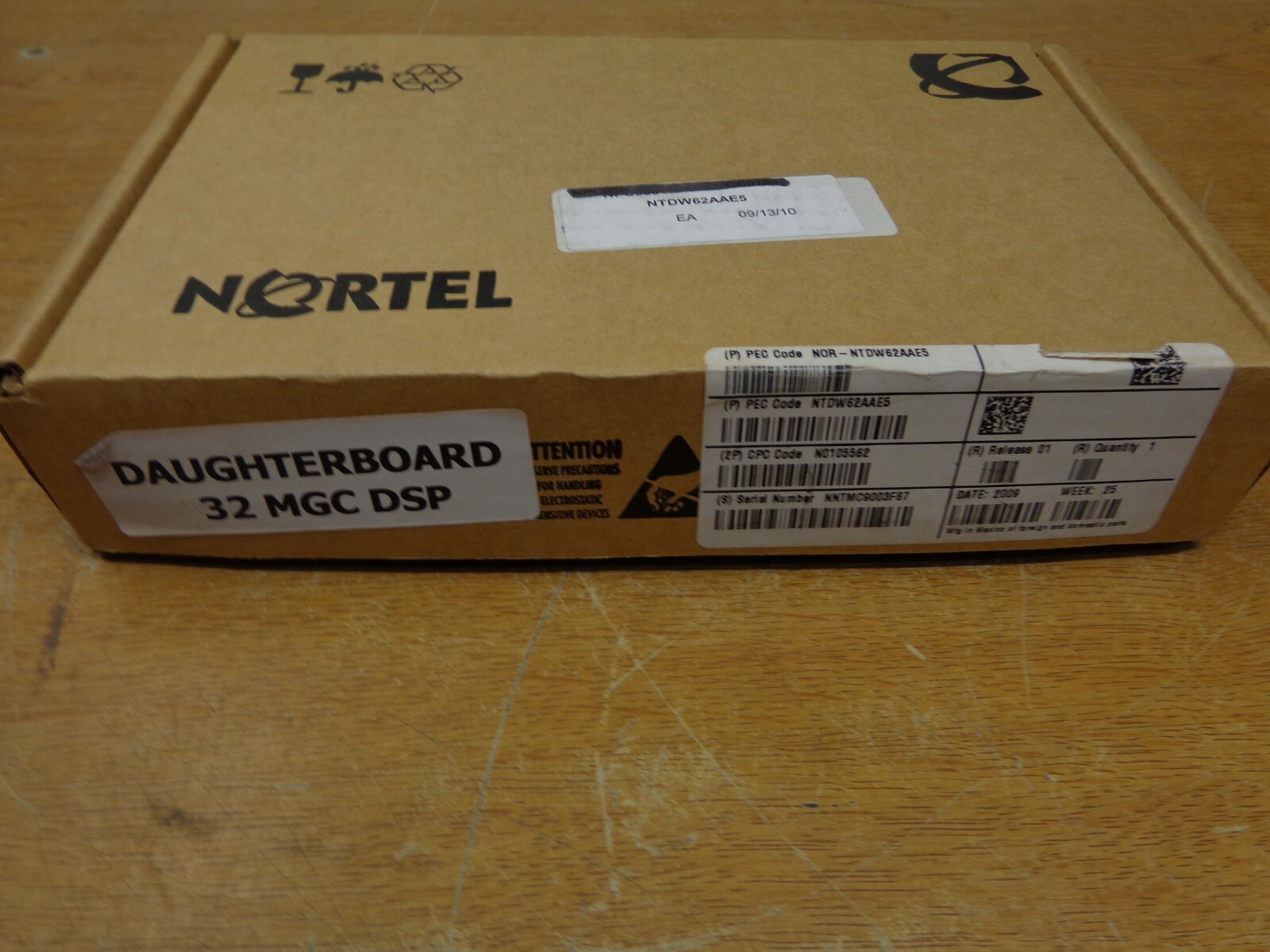 NEW (open box) Nortel NTDW62AAE5 MGC Daugherboard Circuit Board Module