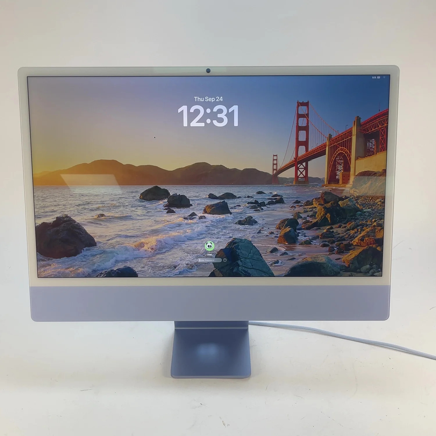 2024 Apple iMac 24" M4 10 Core 4.5GHz 16GB RAM 256GB SSD Blue MWV13LL/A