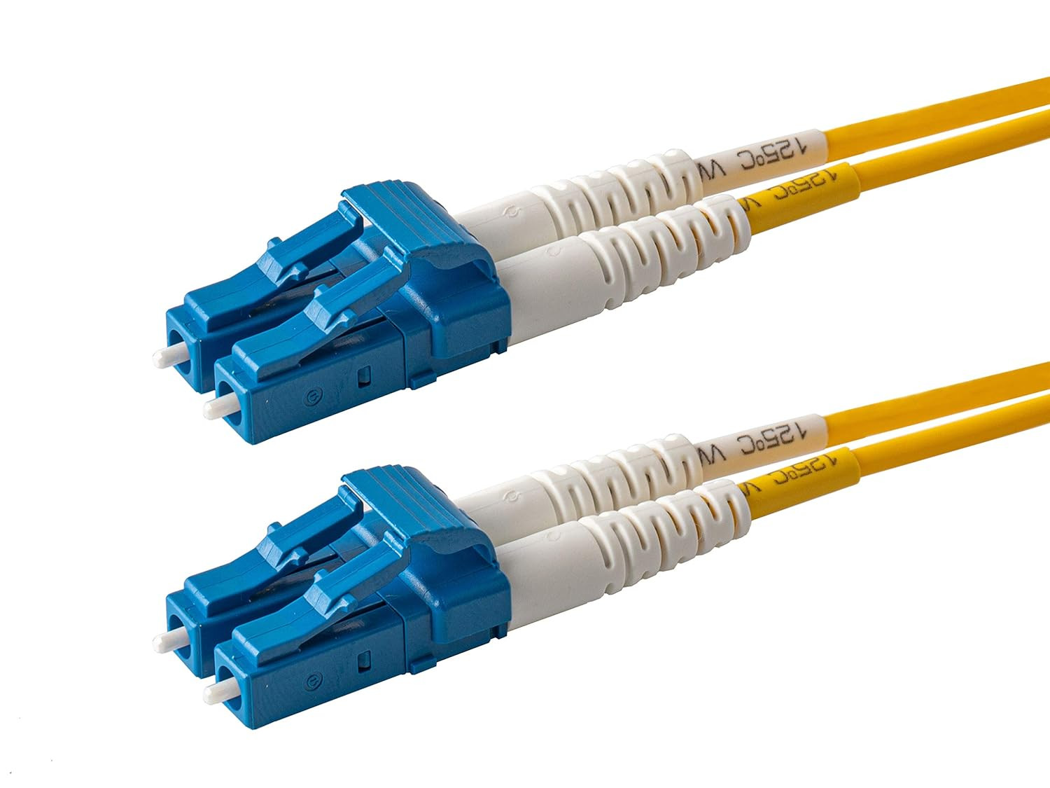 – 1-Pack 500 Feet LC to LC Fiber Patch Cable, Corning SMF-28 Singlemode 9/125Um 
