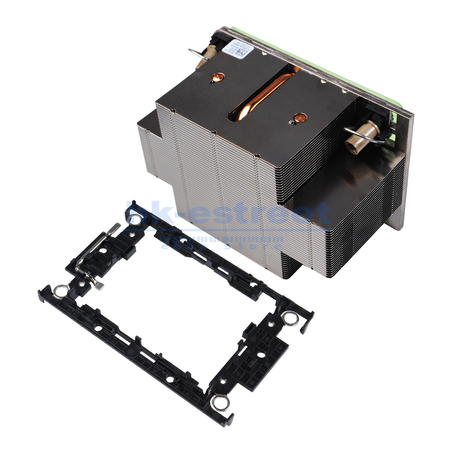 Lot Dell R550 R750 R750XS R750XA High Performance 2U Heatsink +Cage 8F34X 08F34X