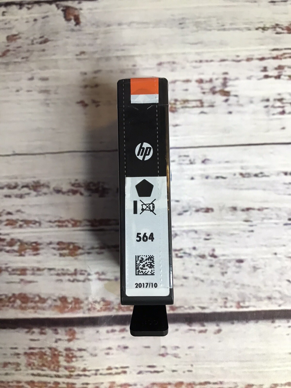 New Sealed Genuine HP 564 Black Standard Ink Cartridge Expired 10/2017 No Box