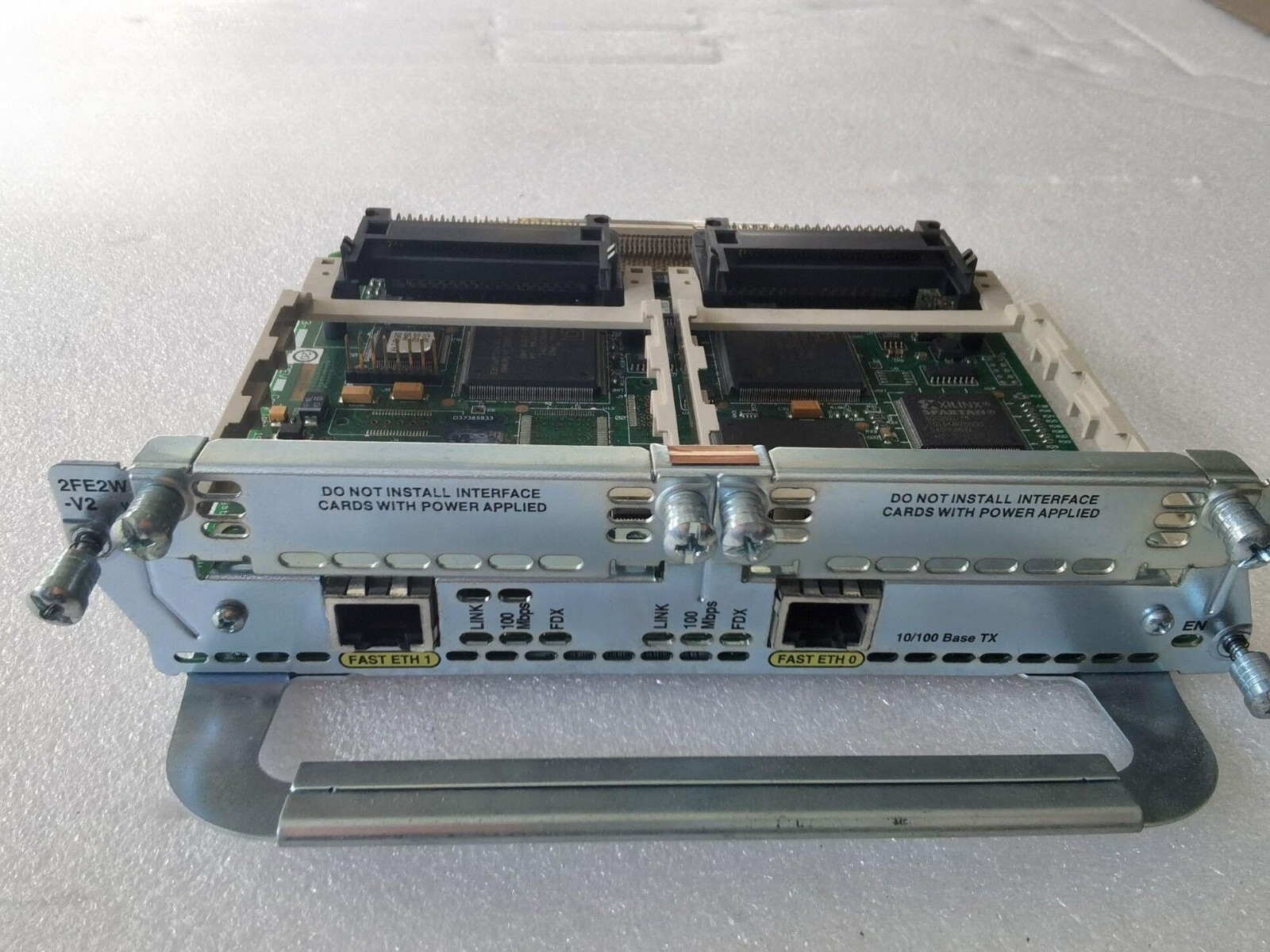 Cisco NM-2FE2W-V2 Router Module Used for 3700 3800 Series Routers