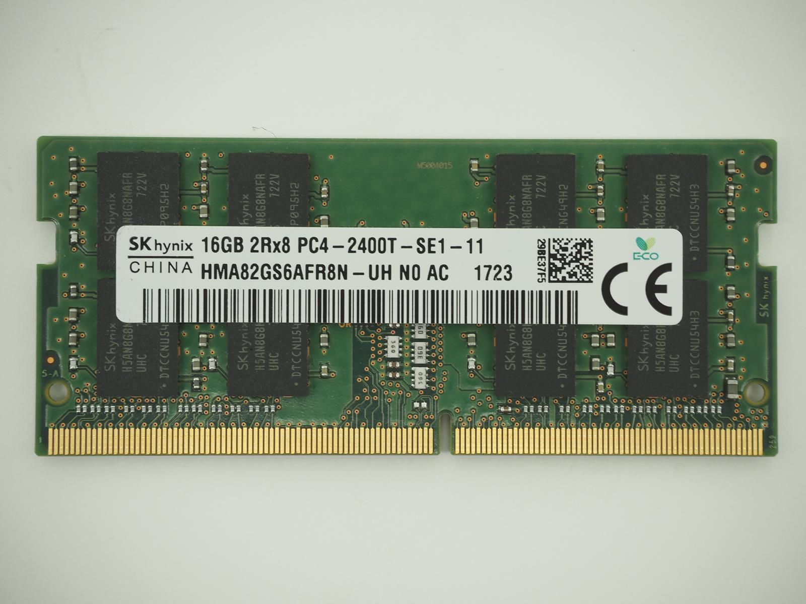 SK HYNIX 16GB PC4-2400T Laptop Ram / Memory - HMA82GS6AFR8N