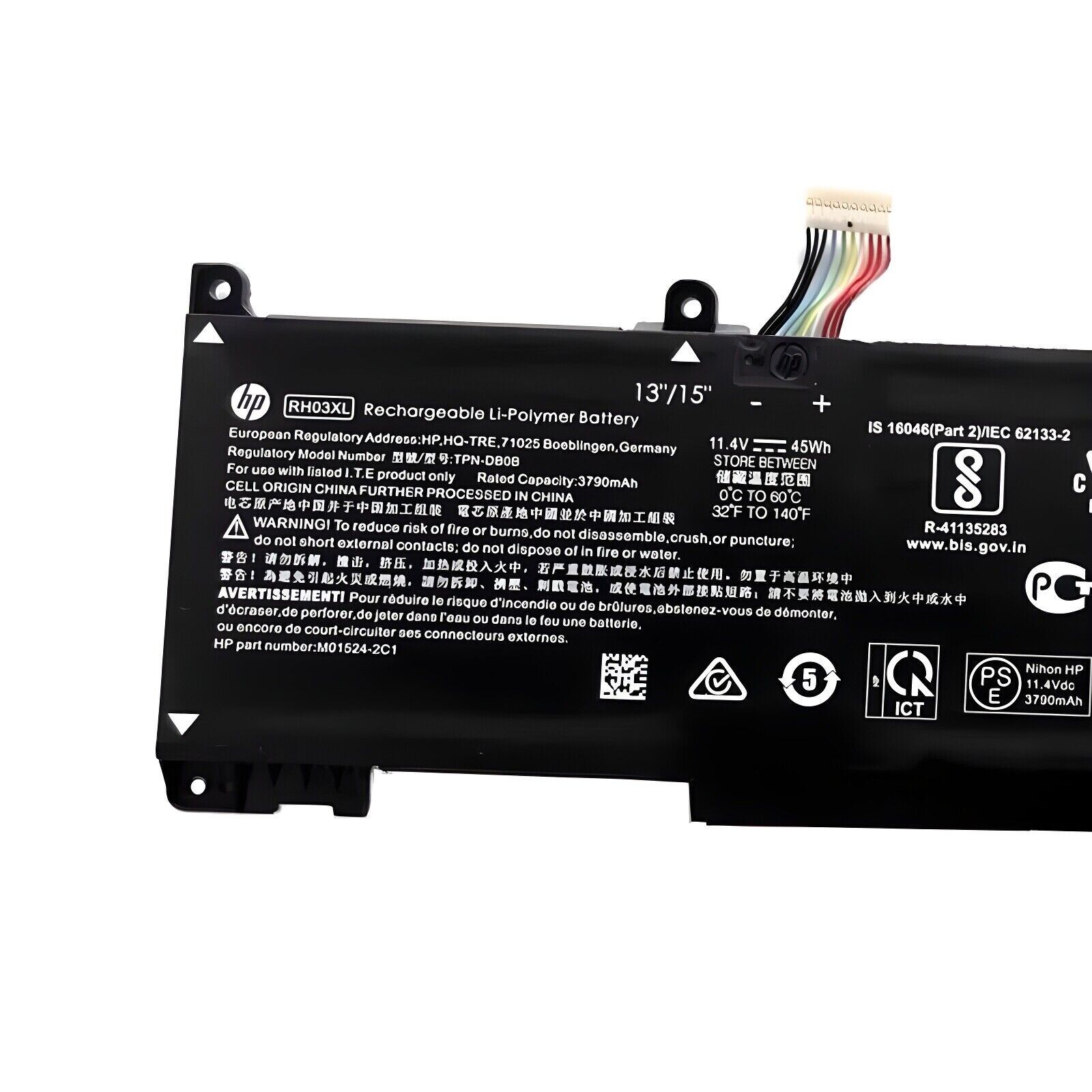Genuine 45Wh RH03XL Battery For HP EliteBook 630 640 645 655 G10 G11 Series NEW