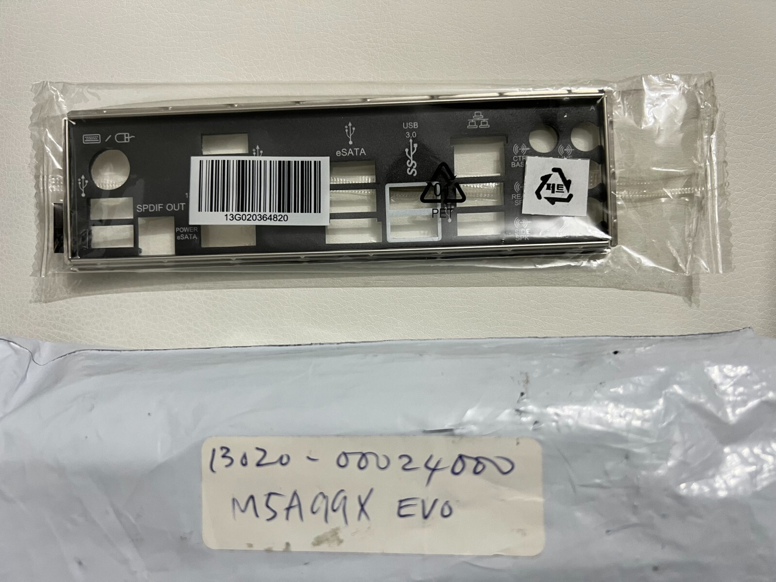 ASUS IO SHIELD FOR  ASUS M5A99X EVO  , ORIGNIAL