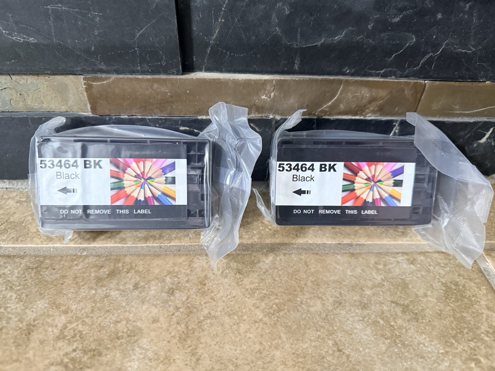 53464 High Yield Black Ink Cartridge For Primera LX1000/LX2000 2-Pack New