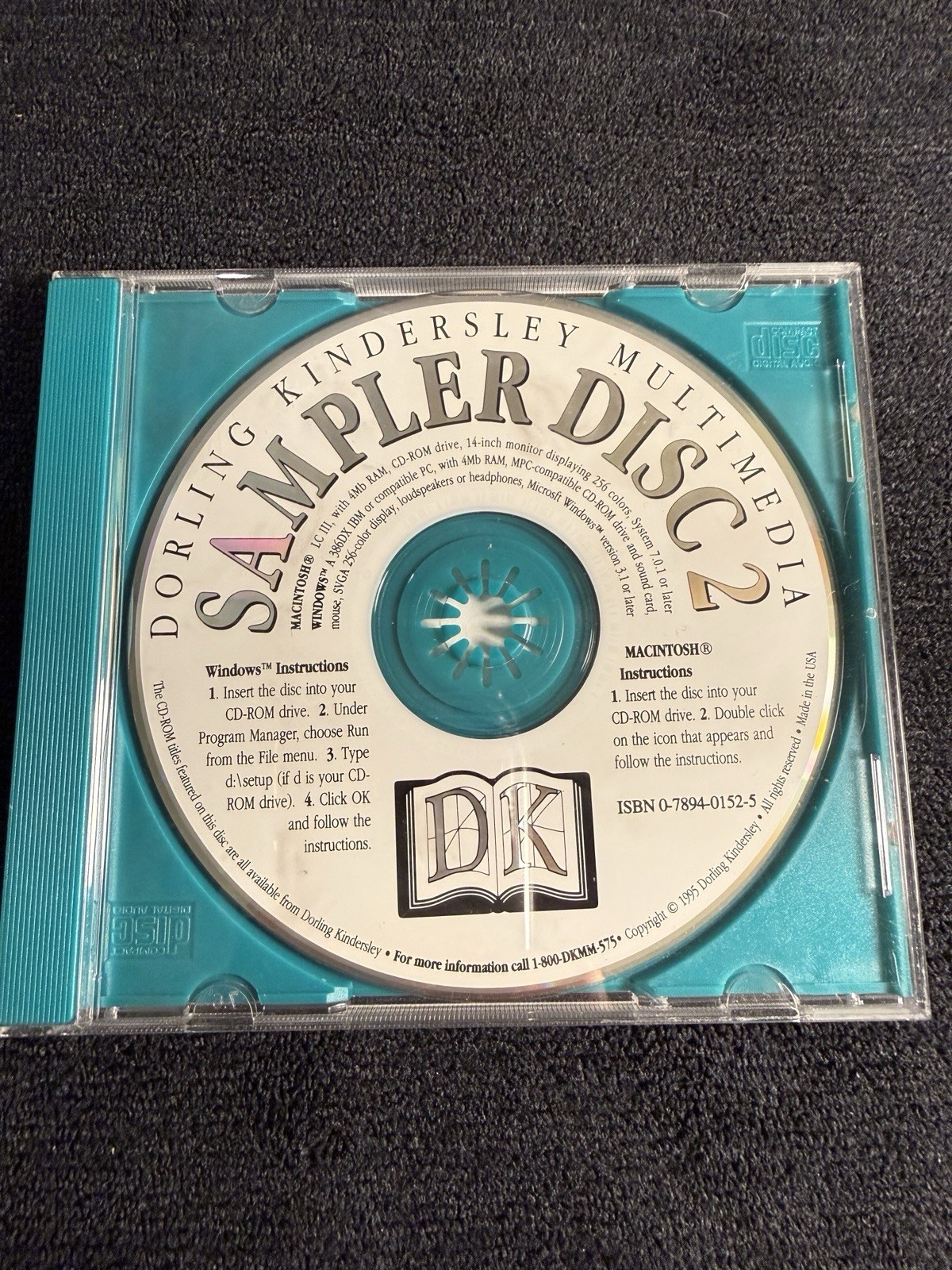 DK Sampler Disc 2 CD-ROM Disk