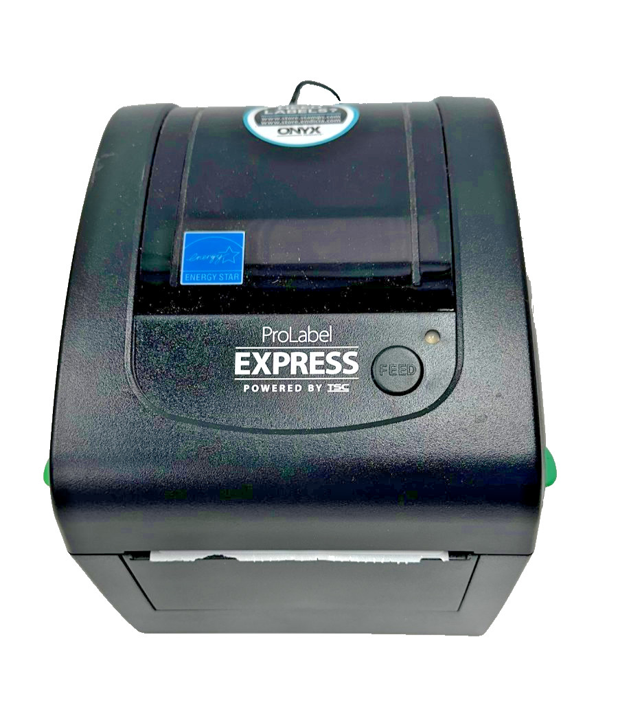 TSC ProLabel Express Thermal Shipping Label Printer Onyx &Labels DA 210