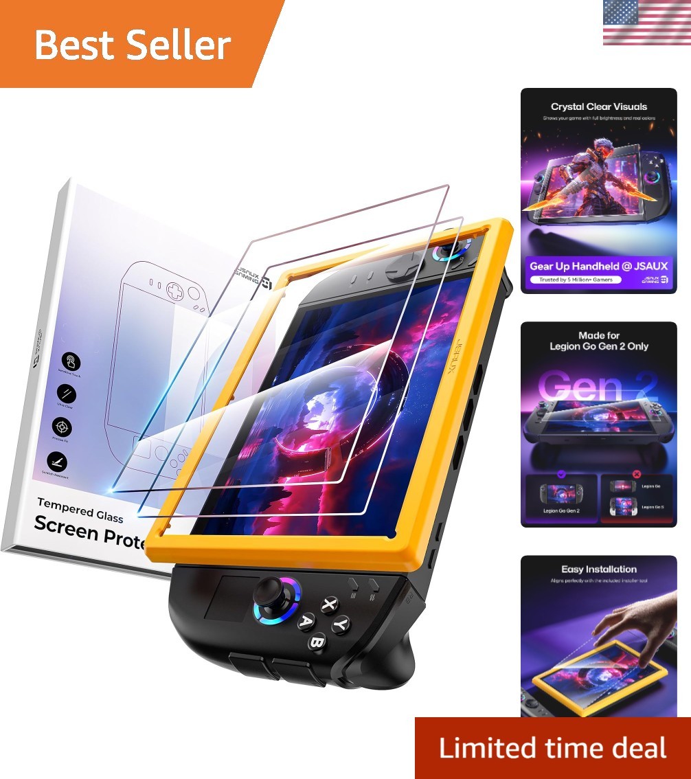 2-Pack Ultra HD Screen Protectors for Legion Go Gen 2 - Easy Installation Kit