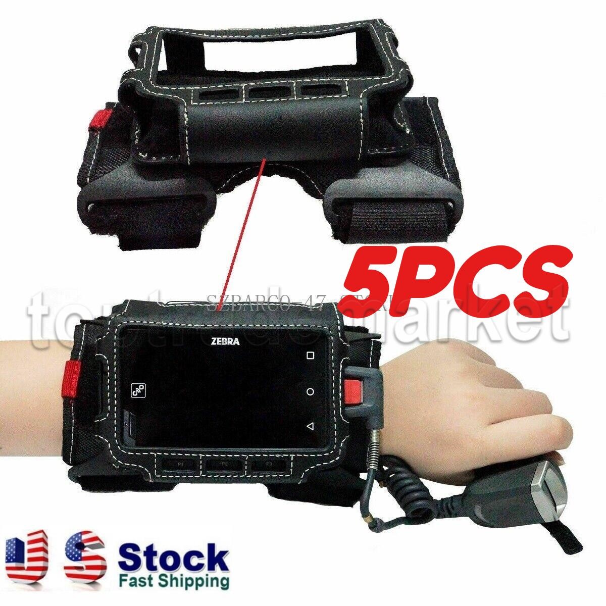 5PCS For Zebra WT6000 Wrist Mount with Medium/Large Strap SG-NGWT-WMLCV-01 USA