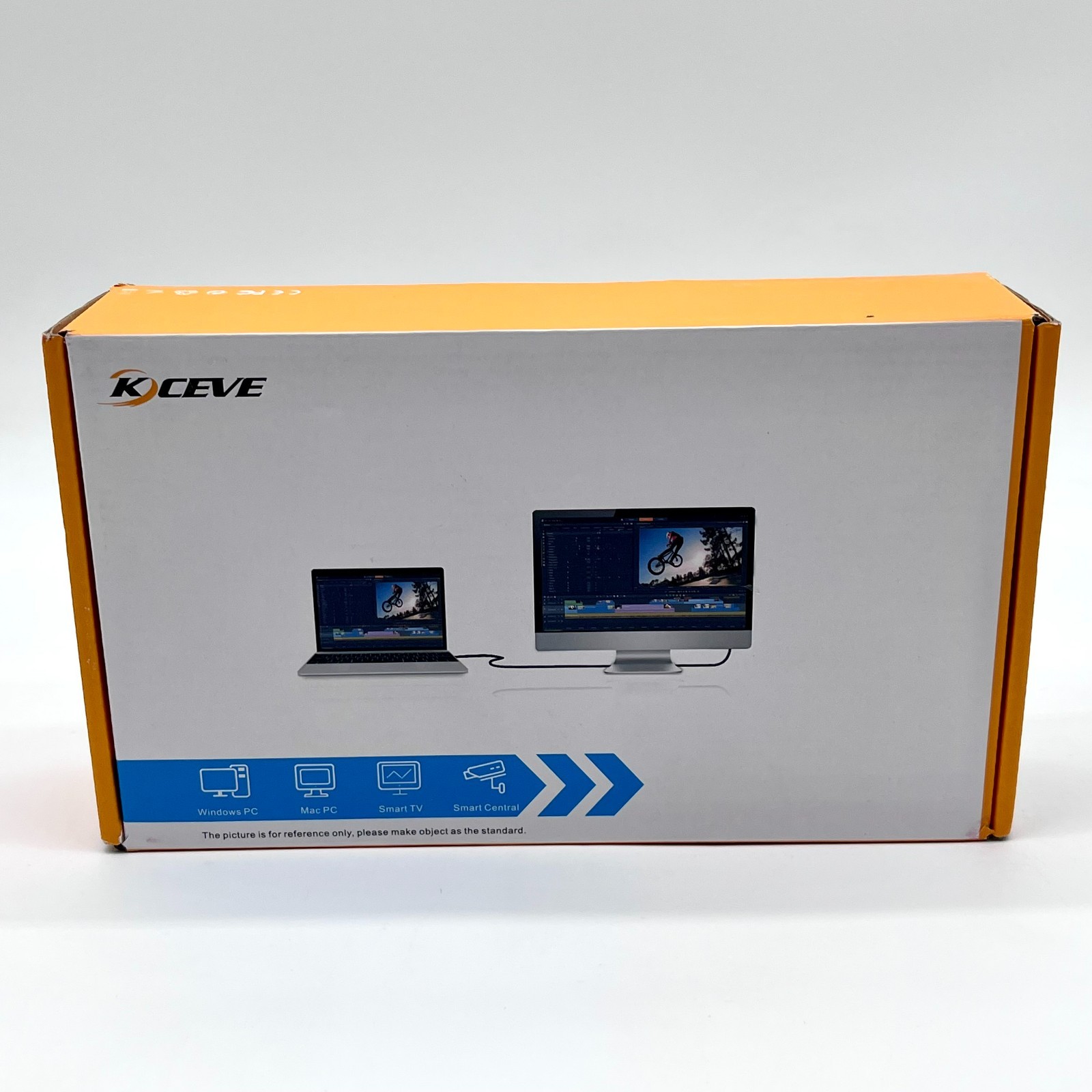 KCEVE KVM/USB Switch: 2x2 Ports/Display Port KVM Switch Dual Display - Black