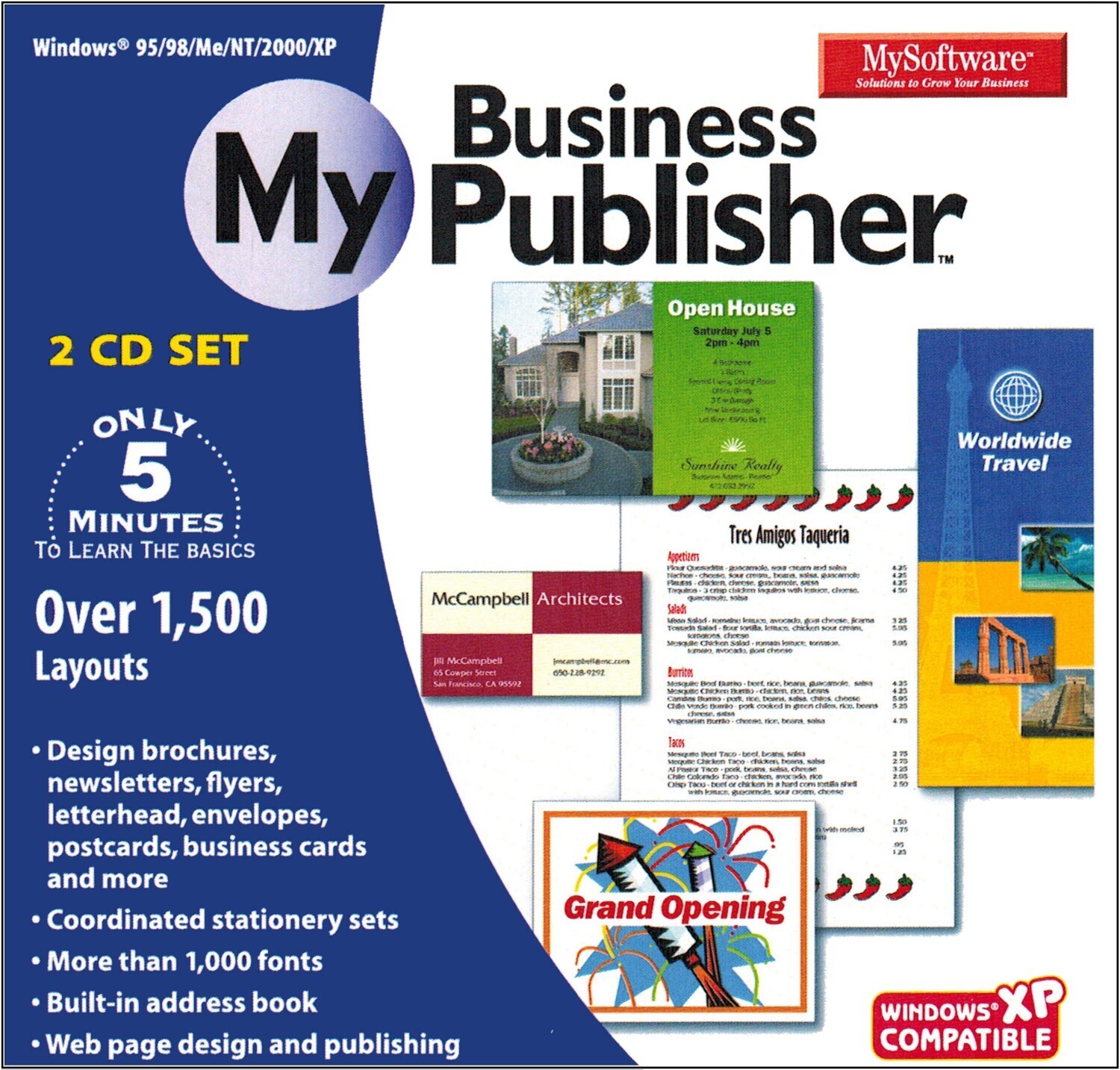 MySoftware My Business Publisher - Design & Print PC Software Sealed New