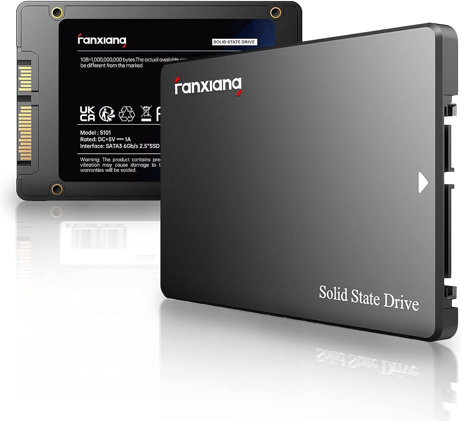 S101 1TB 1TB Internal Solid State Drive 6Gb/s 2.5 to 550MB/s, 3D Upgrade