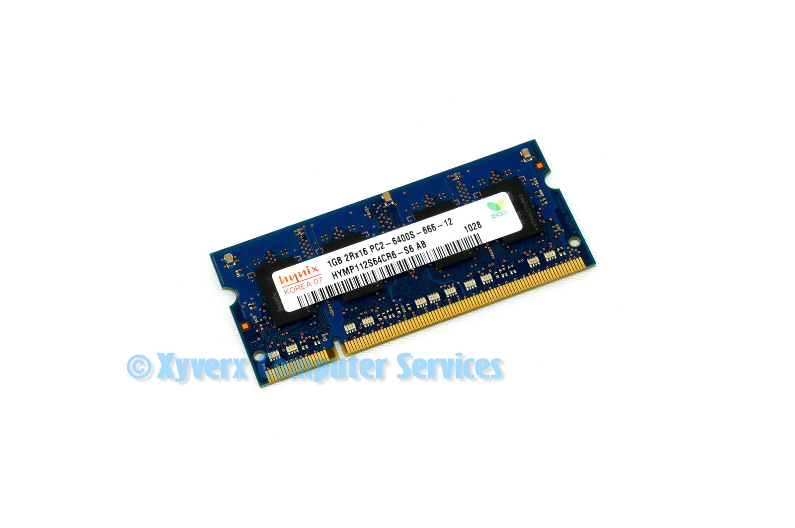 HYMP112S64CR6-S6 GENUINE HYNIX LAPTOP MEMORY 1GB DDR2 PC2-6400 (CA63)