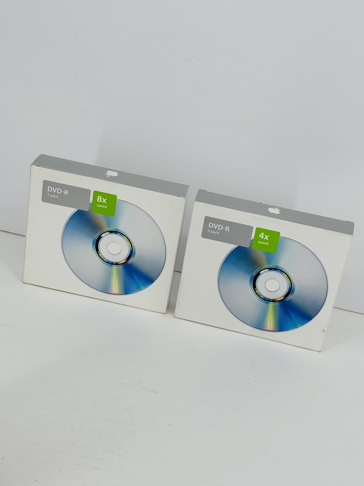 Apple 4x DVD-R Media 5 Pack M8985G/A Authentic OEM (Lot of 2) NOS