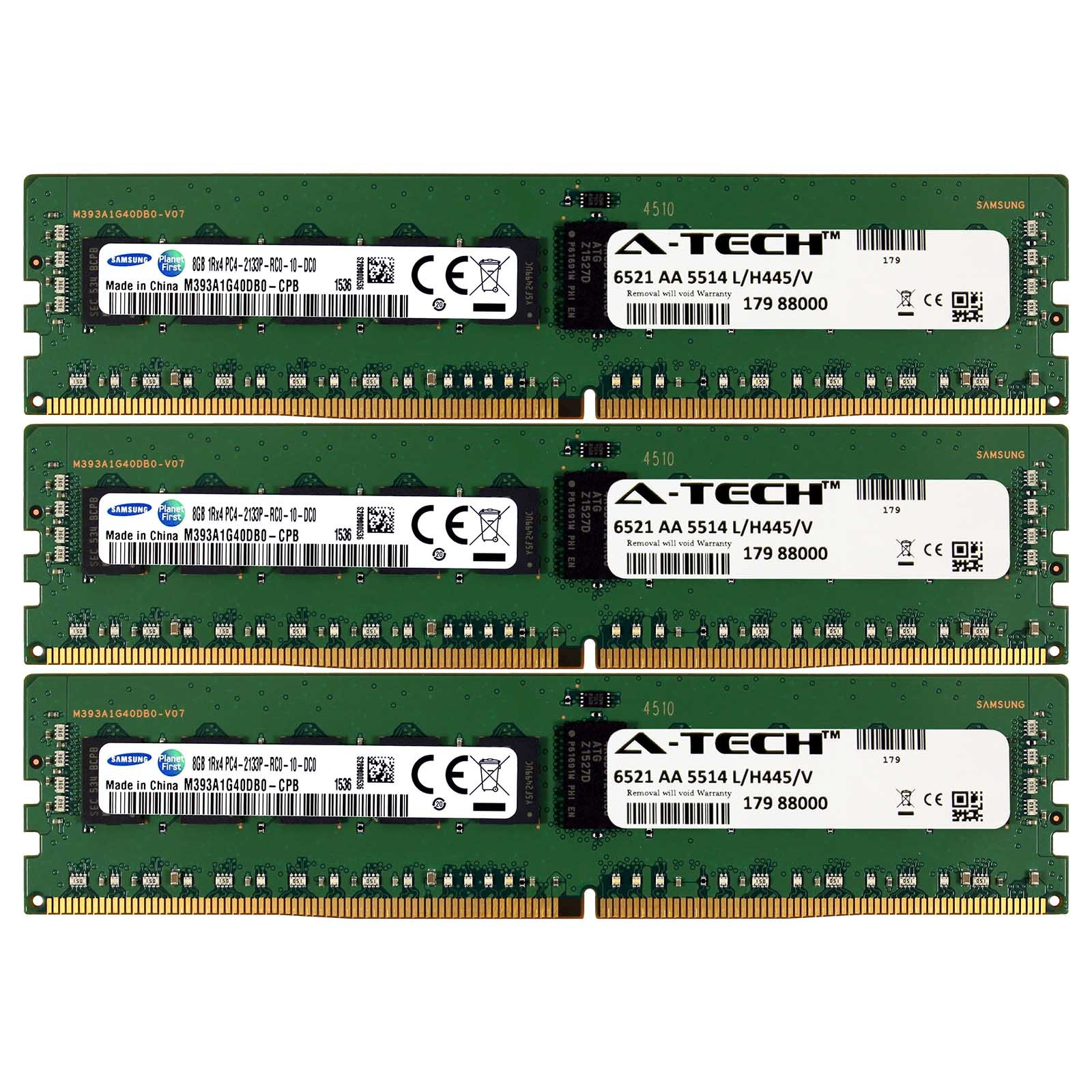 PC4-17000 Samsung 24GB Kit 3x 8GB HP ProLiant WS460c BL460c WS460c Memory RAM