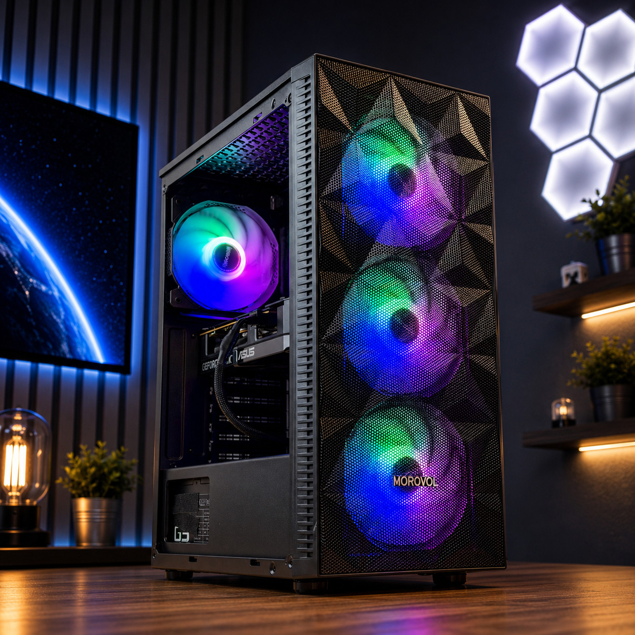 Gaming PC Desktop Computer i7 Ryzen 7 Up to 32GB RAM 2TB SSD RTX 5060 Win11 WiFi