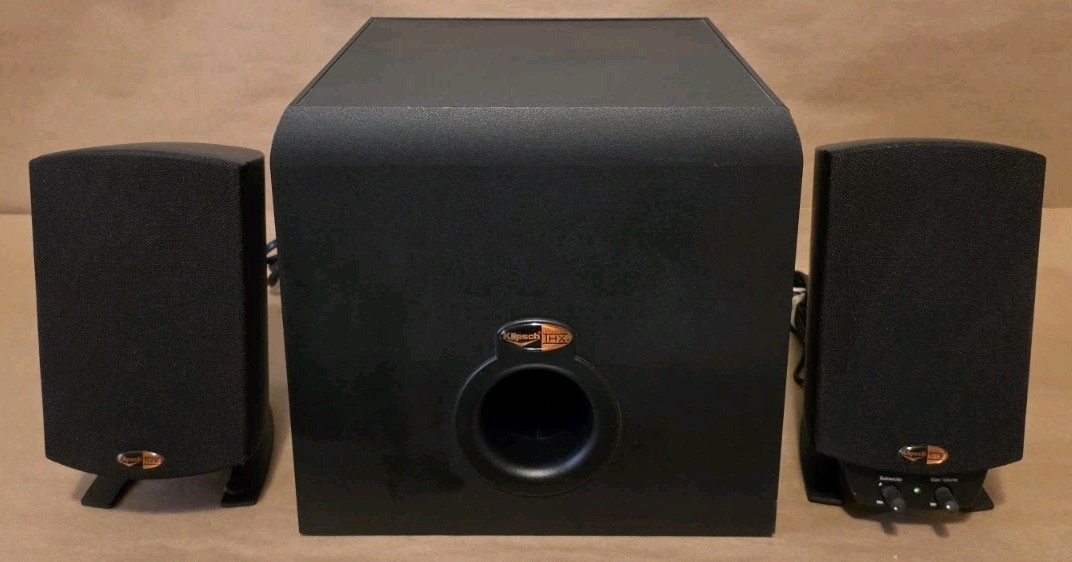 Klipsch ProMedia 2.1 Channel THX Computer PC Speaker System W/ Control Pod -NICE
