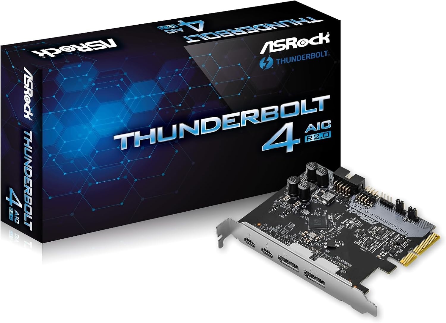ASRock Thunderbolt 4 AIC R2.0 Thunderbolt 4 PCI Express 3.0 Expansion New Japan